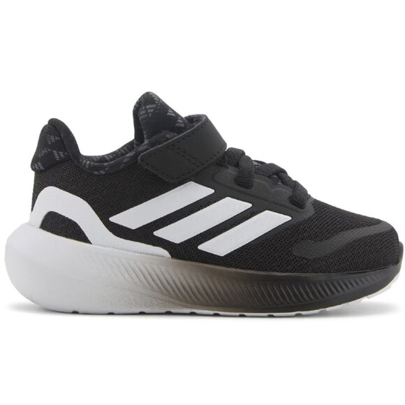 Adidas Shoes Runfalcon 5 EL Casual Children's Running Shoes Black/Fade/Print - Picture 1 of 6